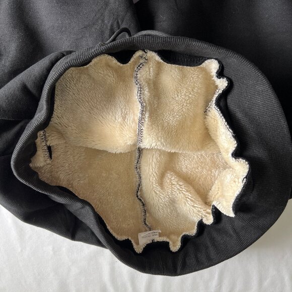 Sherpa Lined Black Joggers Sweatpants for Women, Size XL, Like New! - Picture 10 of 13